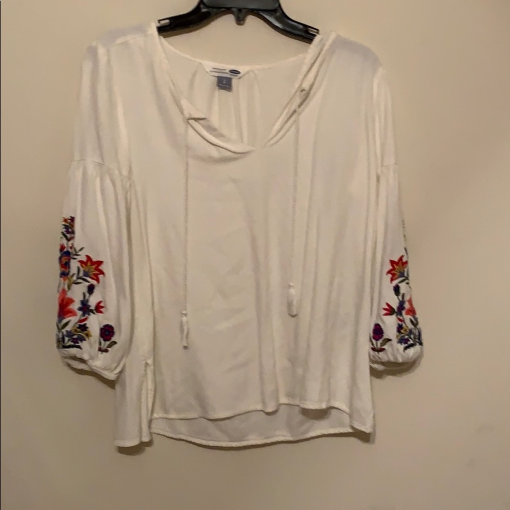 white blouse